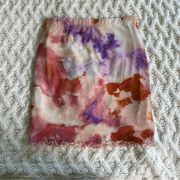 Tie dye mesh skirt - Picture 3 of 5